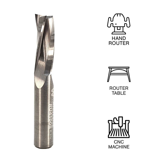 Whiteside WHRU4100S Slow Up Cut Spiral Bit 3/8"SH, 3/8CD, 1"CL
