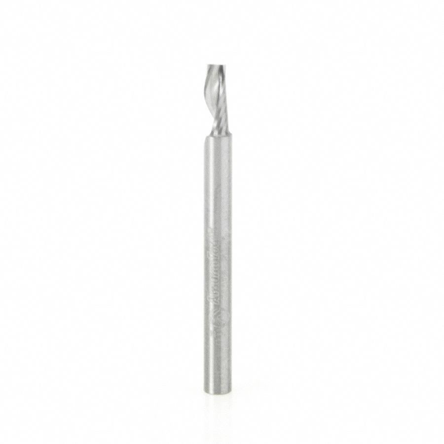 Amana Tool Carbide CNC Spiral 'O' Flute, Aluminum Cutting 1/8 Diameter x 5/16 x 1/8 Shank Up-Cut 