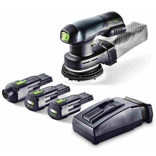 Festool ETSC 125 18V Brushless Hybrid Cordless 5" Sander Set 