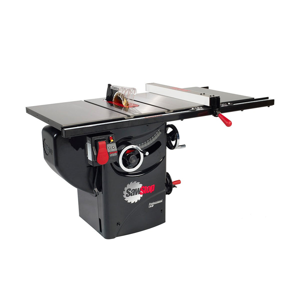 SawStop 10" Professional Cabinet Saw 30" Fence 1.75HP 1-Phase 