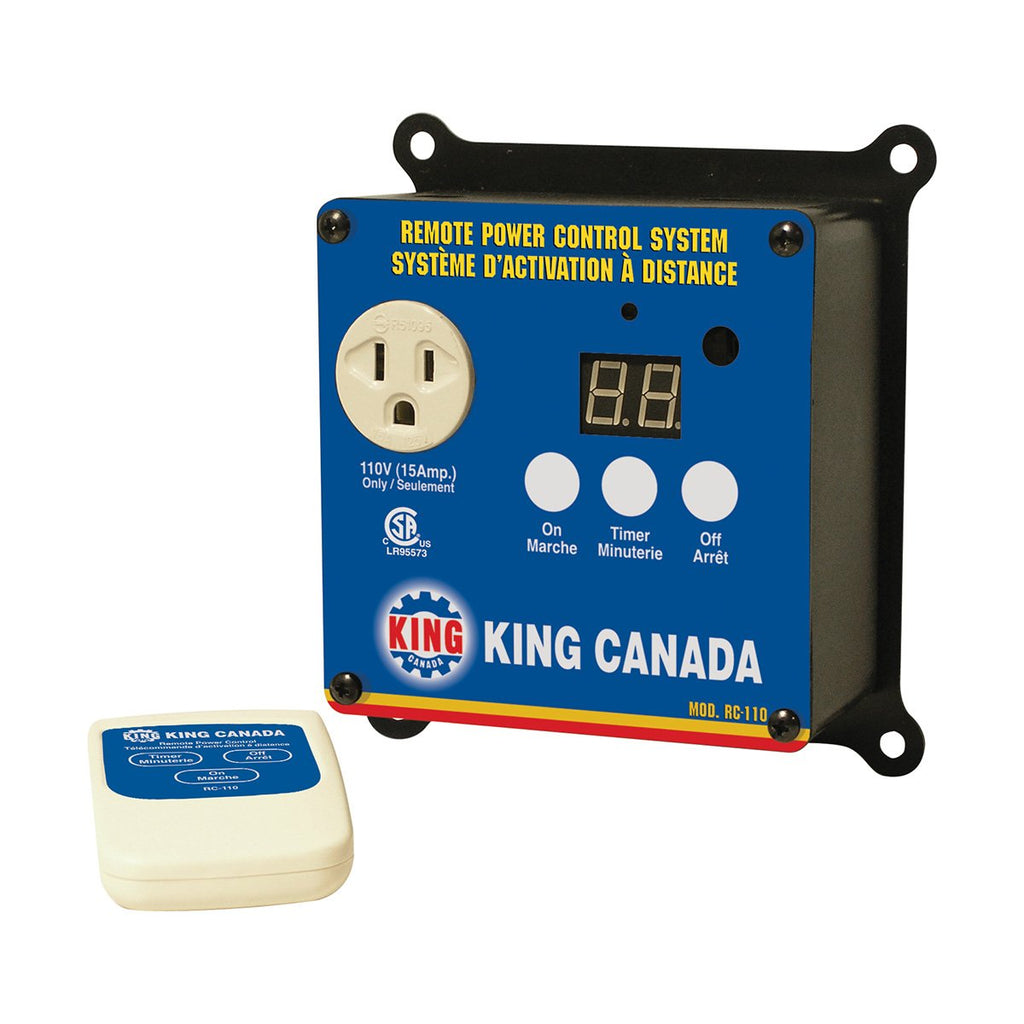 King Industrial 110V Remote Power Control System 