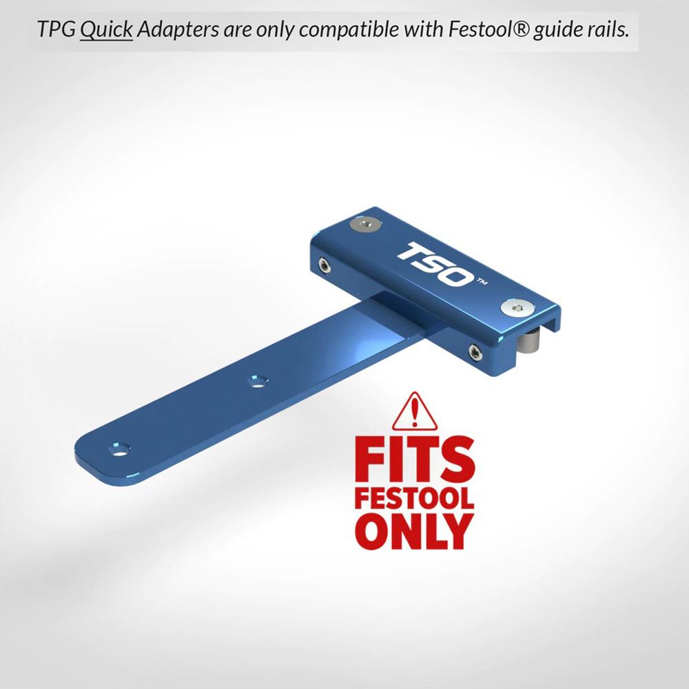 TSO Products Quick Guide Rail Adapter for TPG Parallel Guide System 