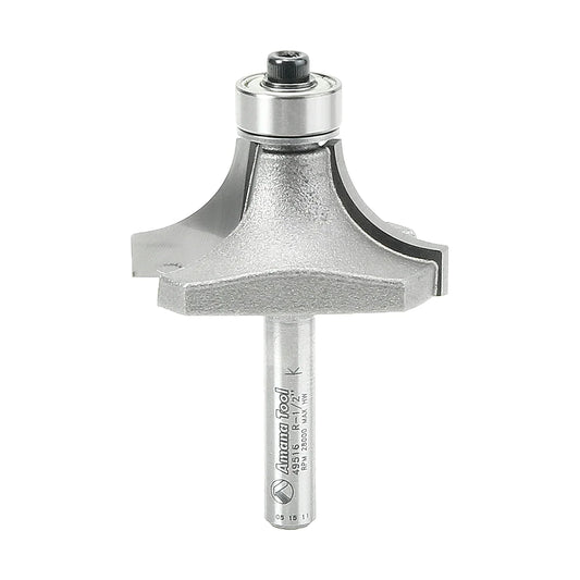 Amana Tool 49516 Carbide Tipped Corner Round 1/2 Radius x 1-1/2 Diameter x 3/4 x 1/4 Inch Shank