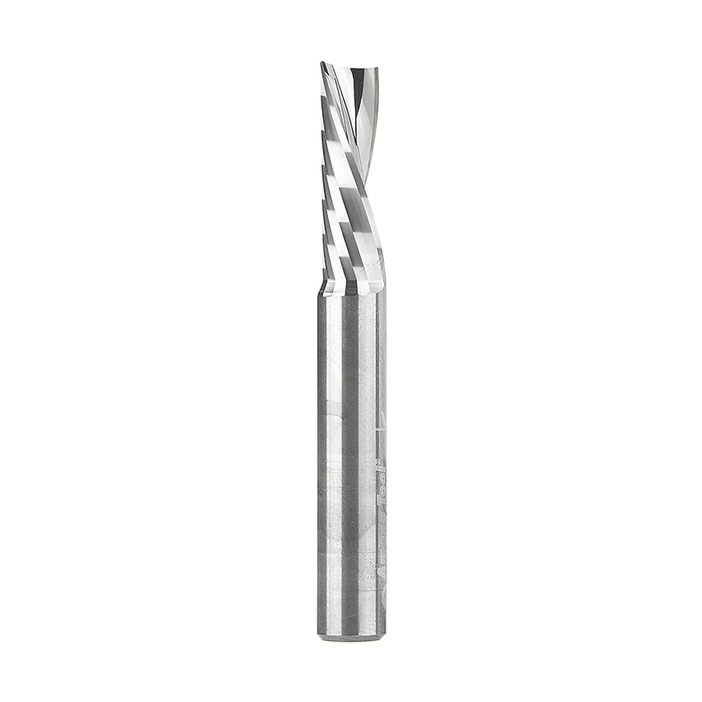 Amana Tool 51504 Solid Carbide CNC Spiral 'O' Flute, Plastic Cutting 1/4 Diameter x 3/4 x 1/4 Inch Shank Down-Cut