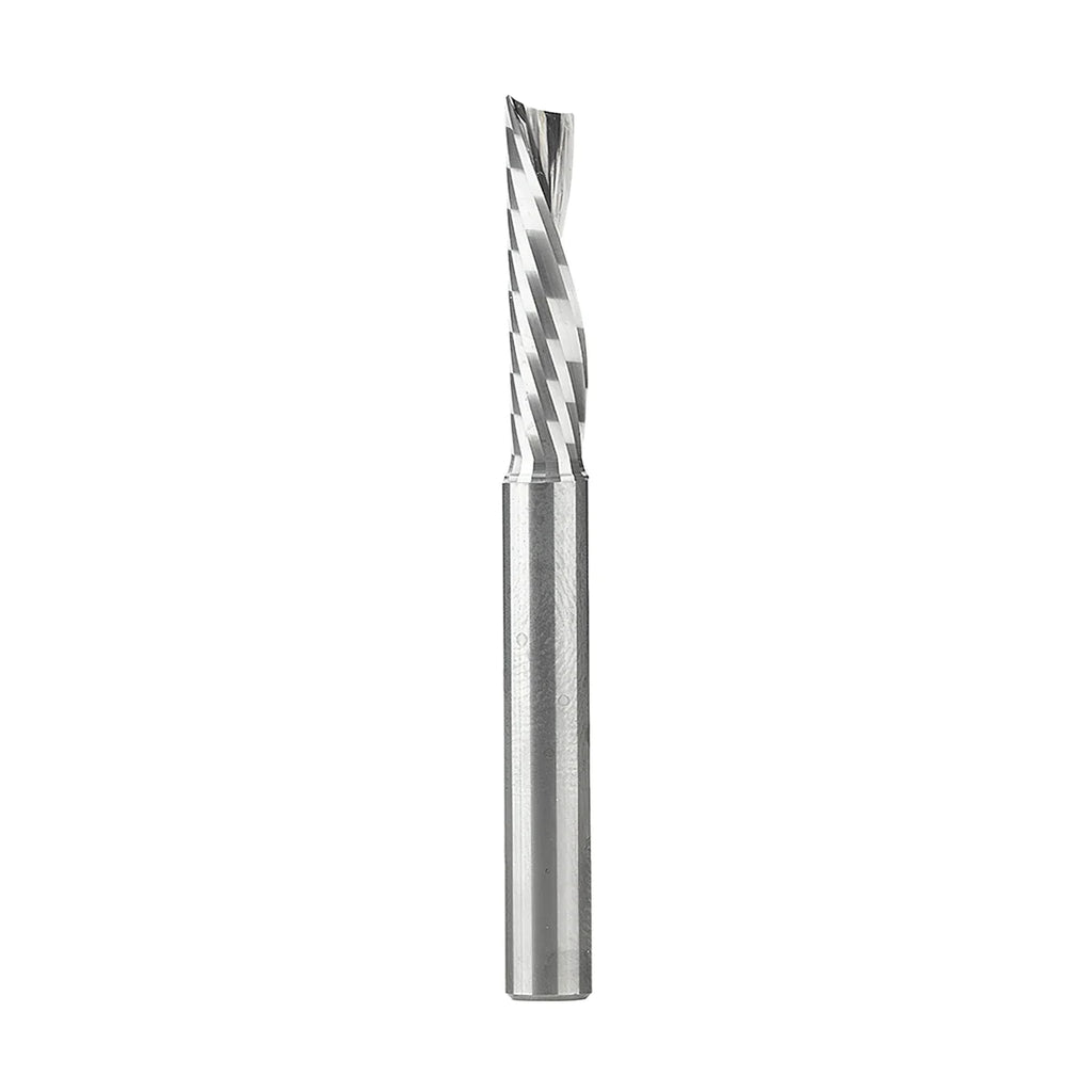 Amana Tool 51505 Solid Carbide CNC Spiral 'O' Flute, Plastic Cutting 1/4 Diameter x 1 Inch x 1/4 Shank Inch Shank Down-Cut