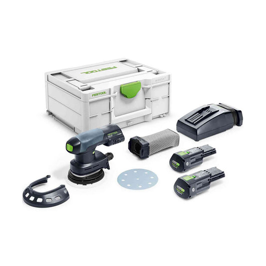 Festool 576378 ETSC 125 18V Brushless Hybrid Cordless 5" Sander - 3.1 I-Plus