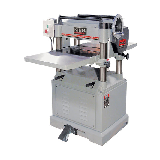 King Industrial 15" Planer w/ Spiral Cutterhead 