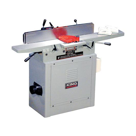 King Industrial KC-75FX 6" Jointer with Spiral Cutterhead