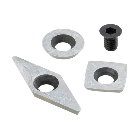 ShopFox Carbide Replacement Cutters for Lathe Chisels Variety Pack 